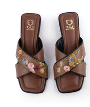 Load image into Gallery viewer, (Pre Order) Mocha Me Crazy : Criss Cross Slides