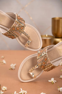 (NEW) Glided Glare Kolhapuri