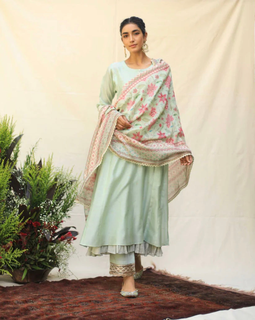 (Pre Order) Caspara Set - Pastel Green