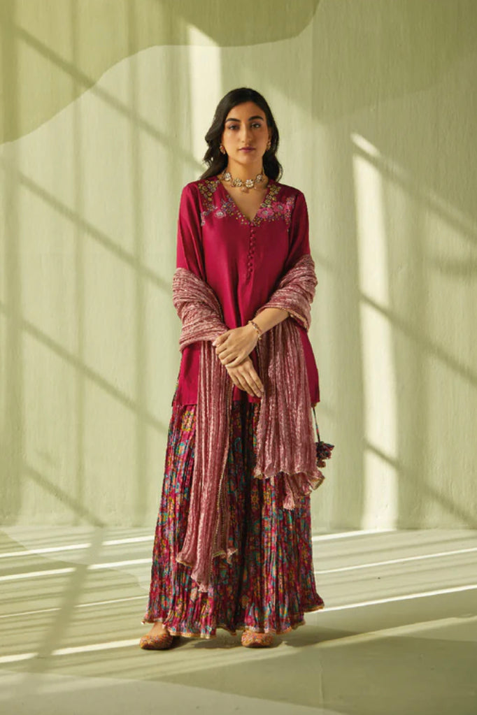 (Pre Order) Elahe set - Maroon