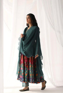 (Pre Order) Nazaakat Set - Teal