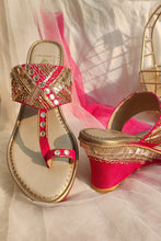 Load image into Gallery viewer, (Pre Order) Nazm Pink Wedges