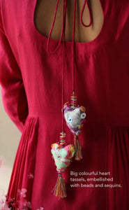 (Pre Order) Mehrooz Set - Raspberry